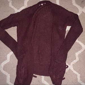 Harlow & Rose Burgundy Cardigan